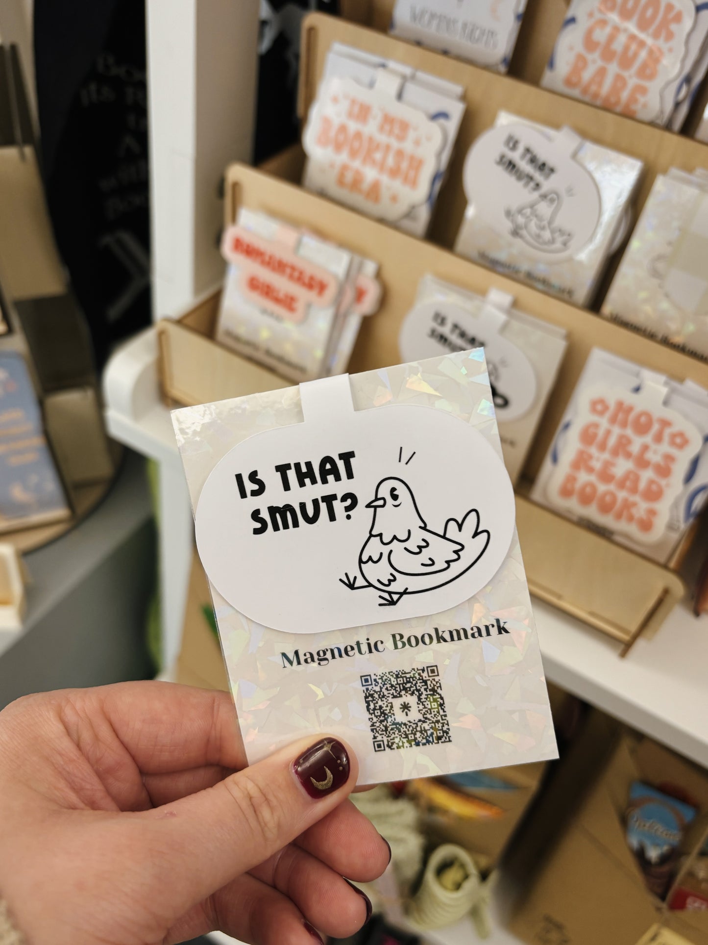 Is that Smut? Pigeon Magnetic Bookmark