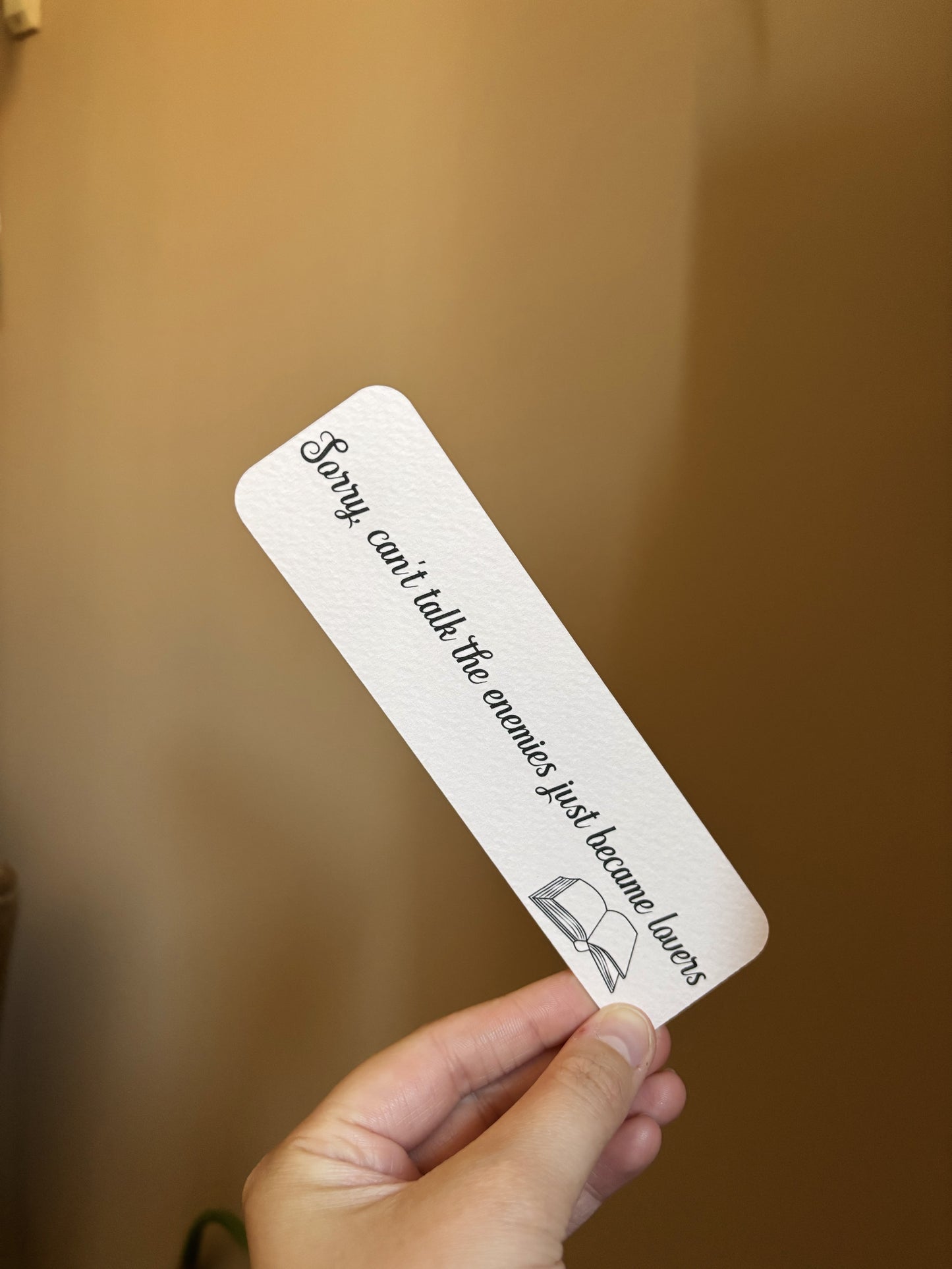 Sorry can’t talk Bookmark