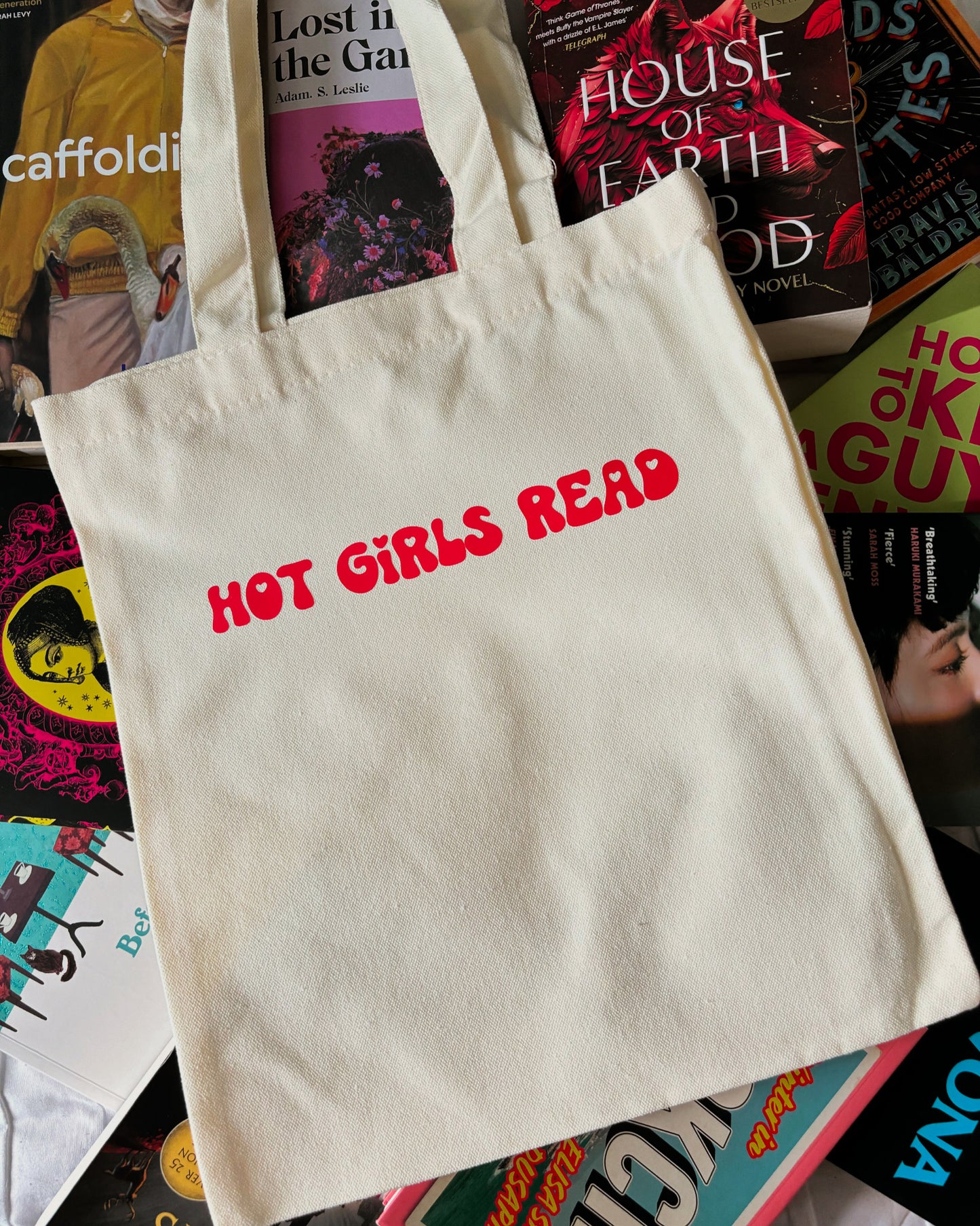 Hot Girls Read Tote Bag