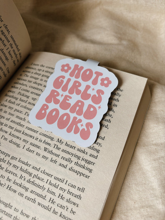 Hot Girls Read Books Magnetic Bookmarks