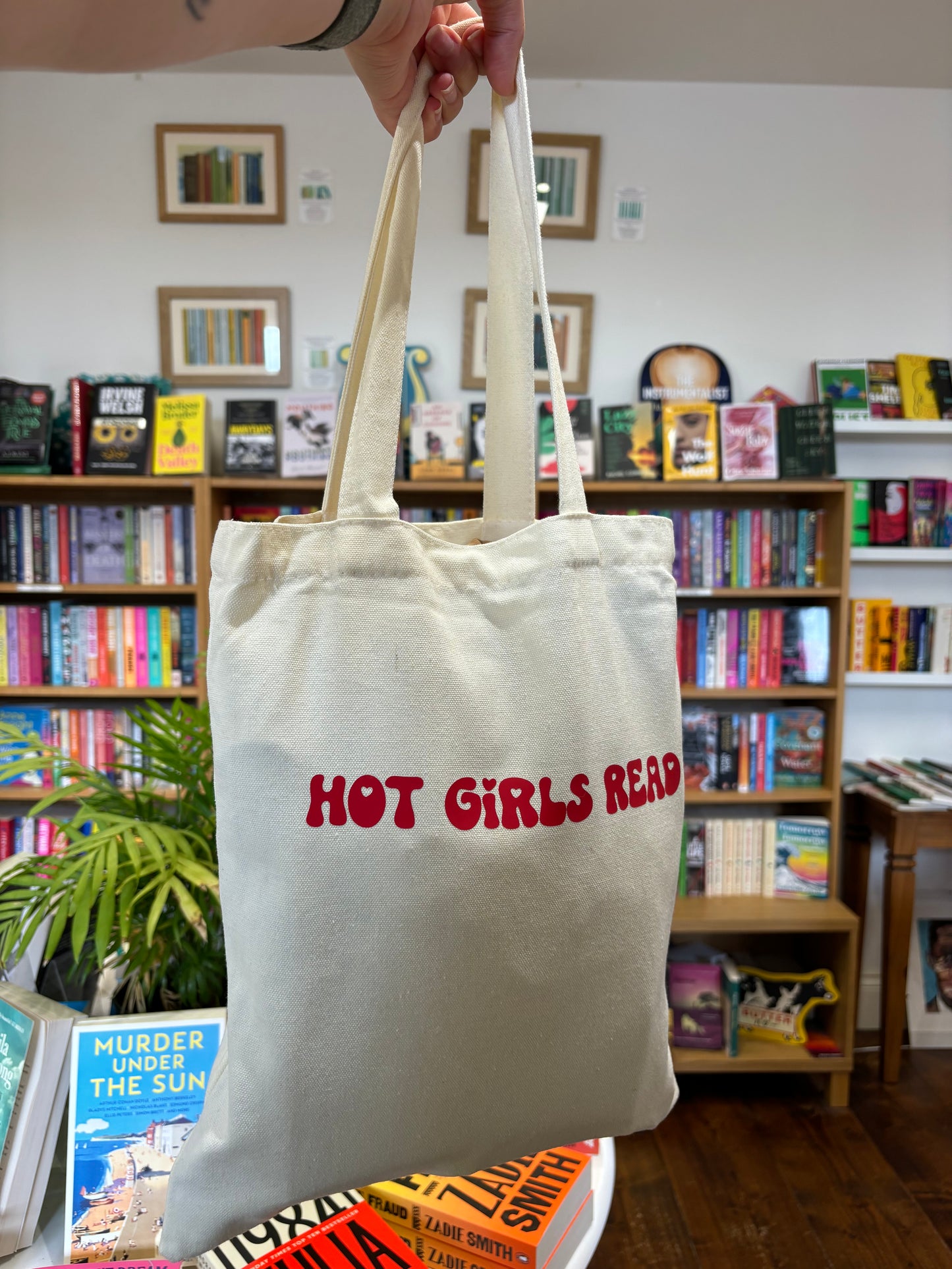 Hot Girls Read Tote Bag