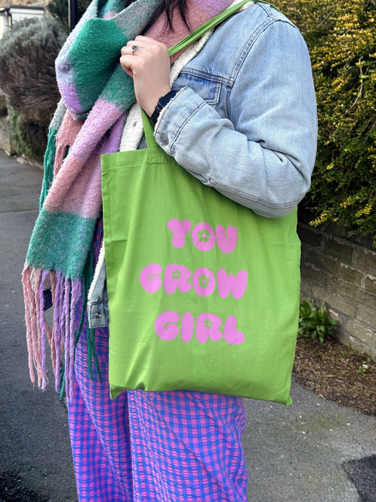 You Grow Girl Tote Bag