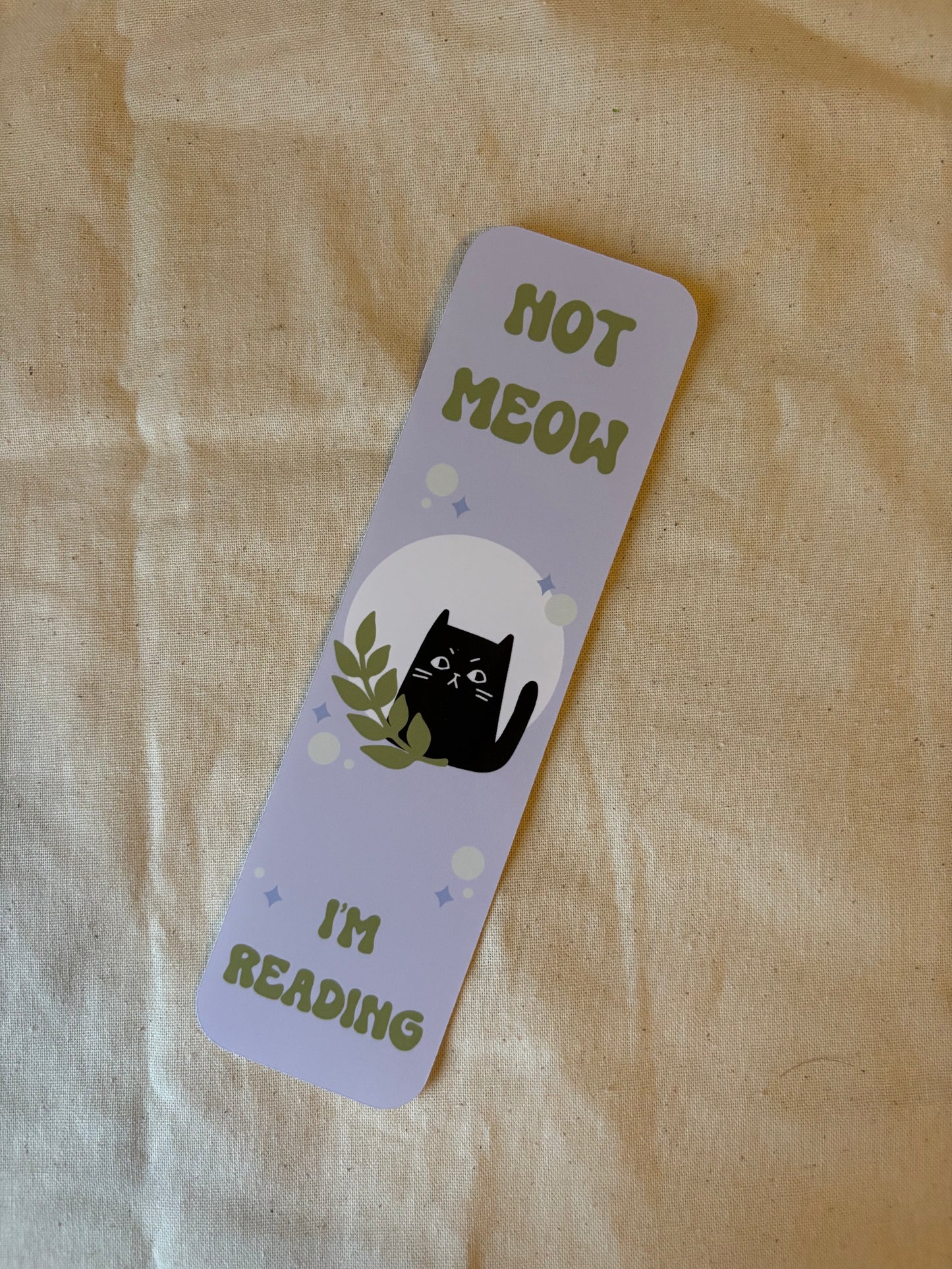 Now Meow, I’m Reading Bookmark